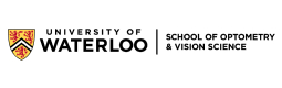 University of Waterloo School of Optometry and Vision Science Waterloo School of Optometry Logo horiz rgb 1